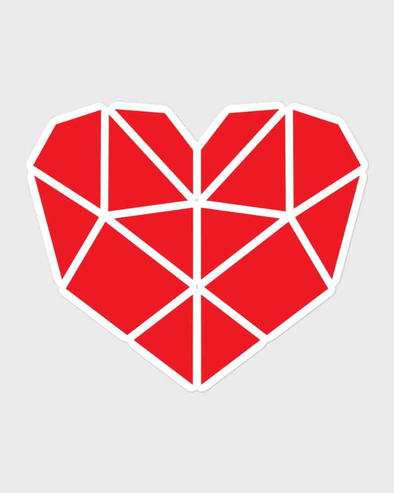 geometric heart